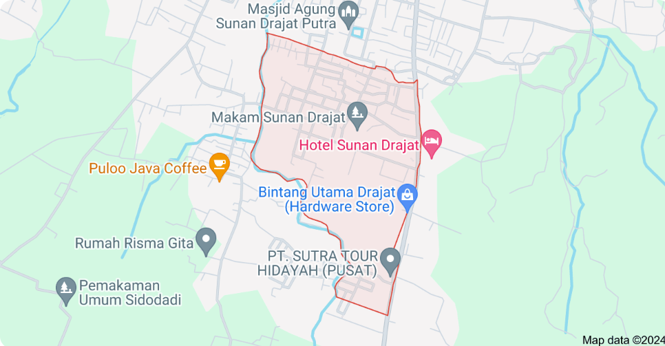 Peta Desa Popoh Blitar